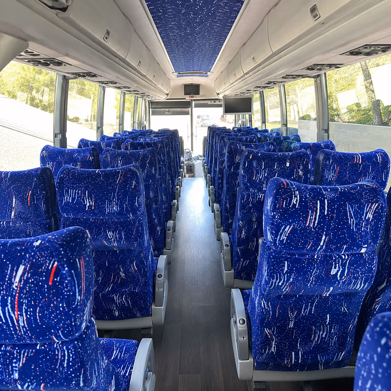 Charlotte Airport Shuttle & Transportation party bus exterior