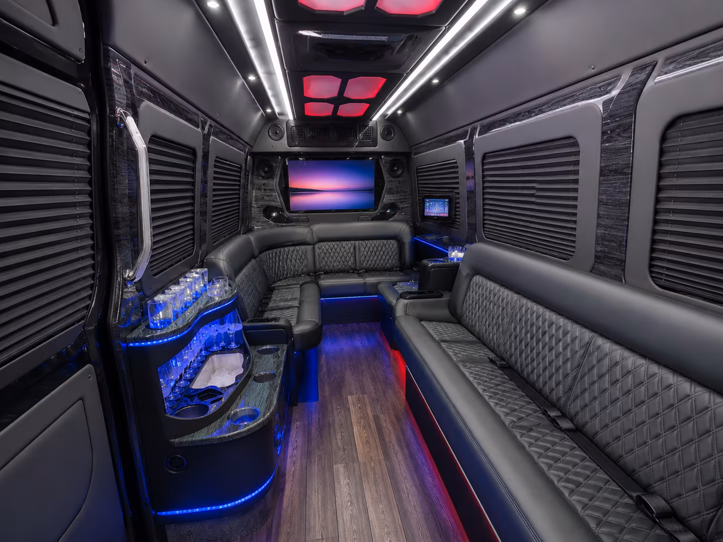 Charlotte Airport Shuttle & Transportation party bus exterior