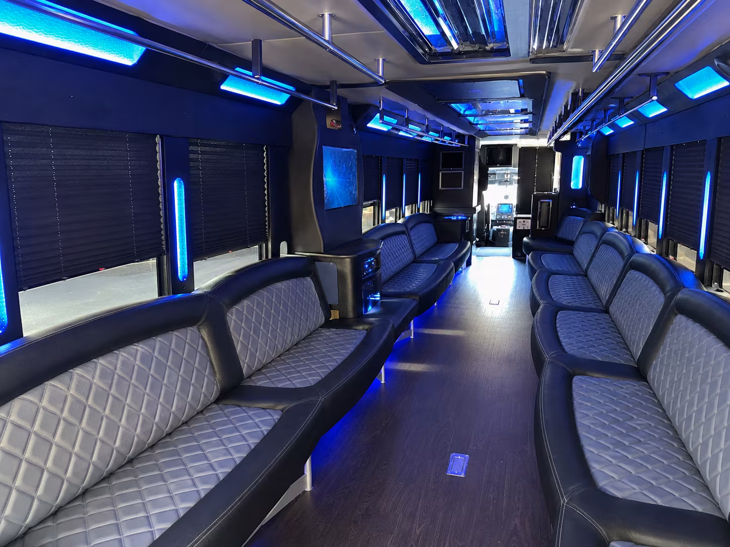 Charlotte Bachelor & Bachelorette Transportation party bus exterior