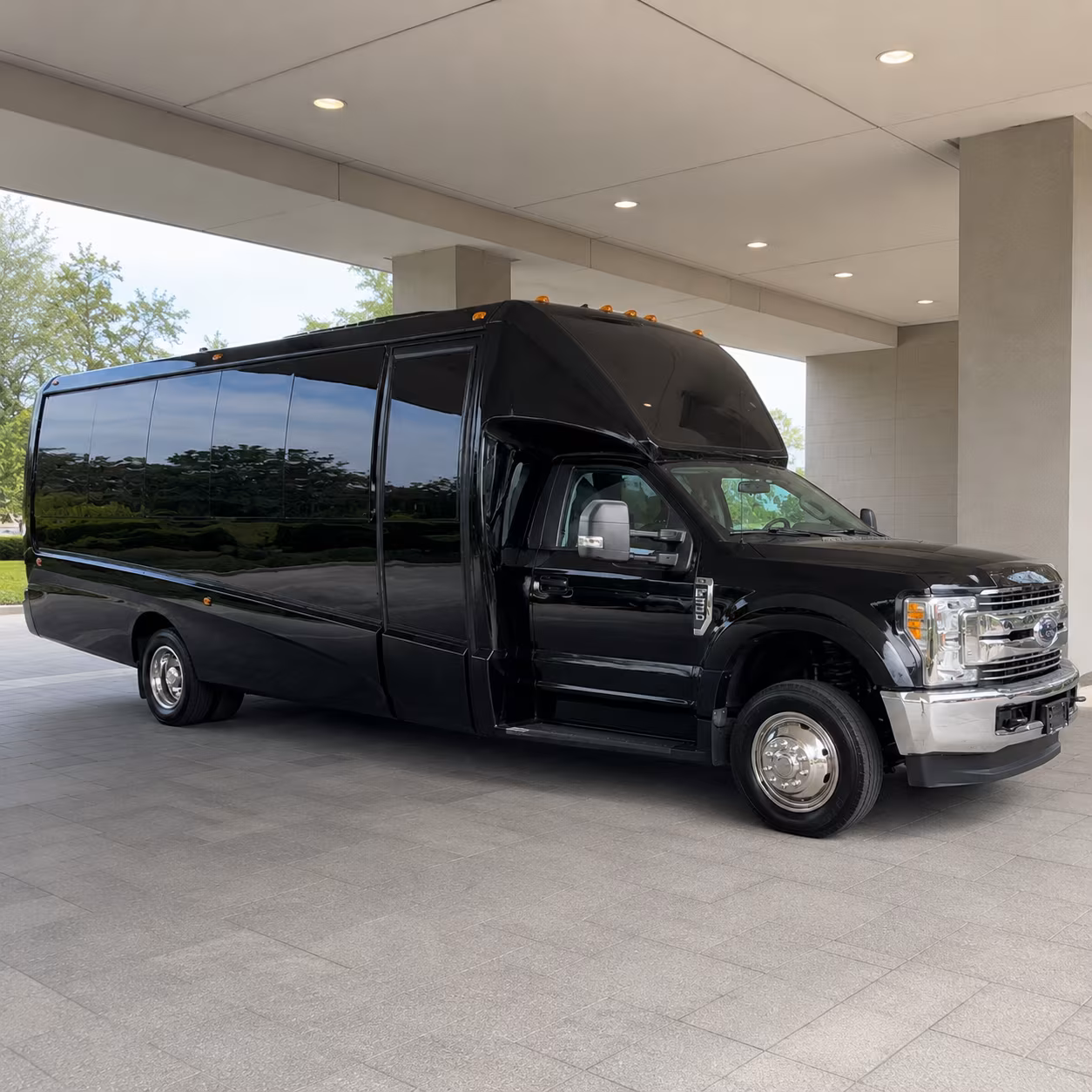 Charlotte Concert & Music Festival Transportation party bus exterior