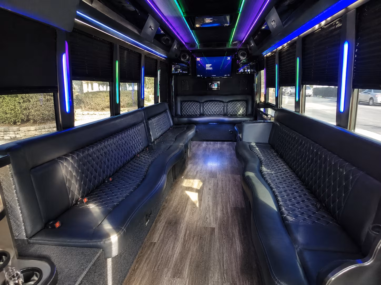 Charlotte Concert & Music Festival Transportation party bus exterior