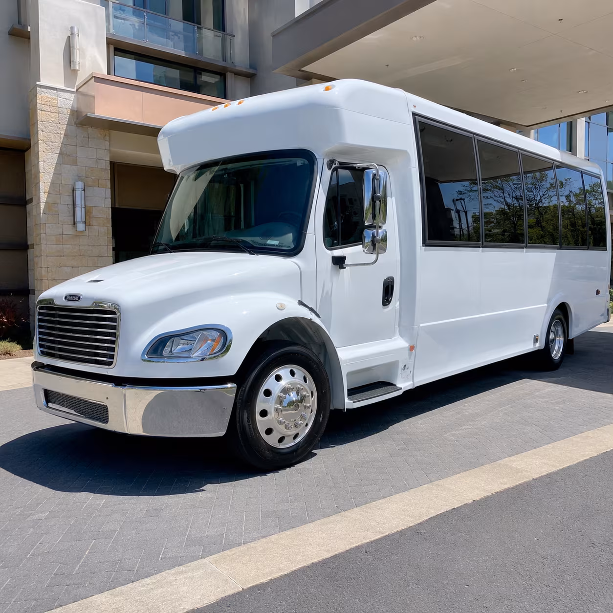 Charlotte Corporate Transportation party bus exterior