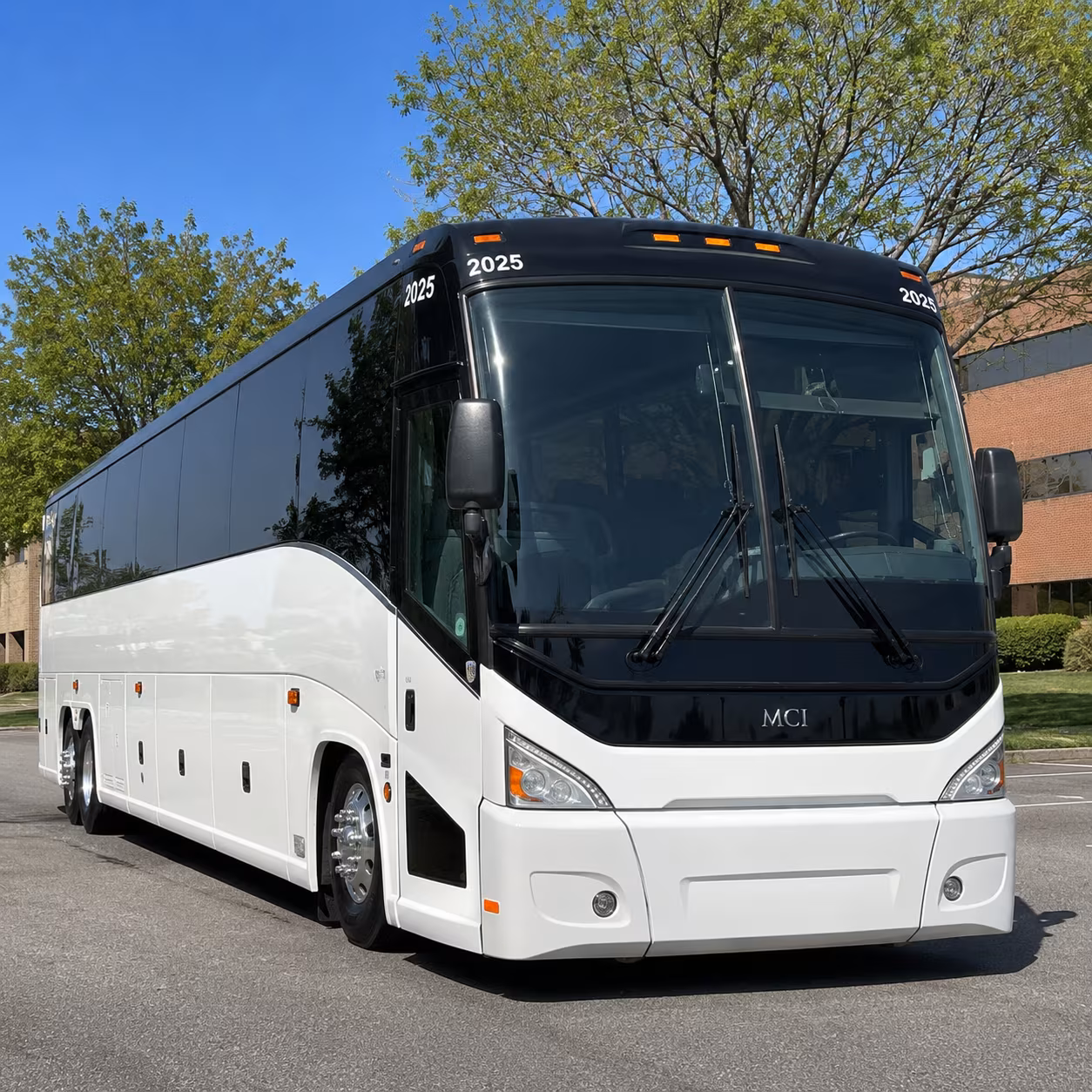 Charlotte Corporate Transportation party bus exterior