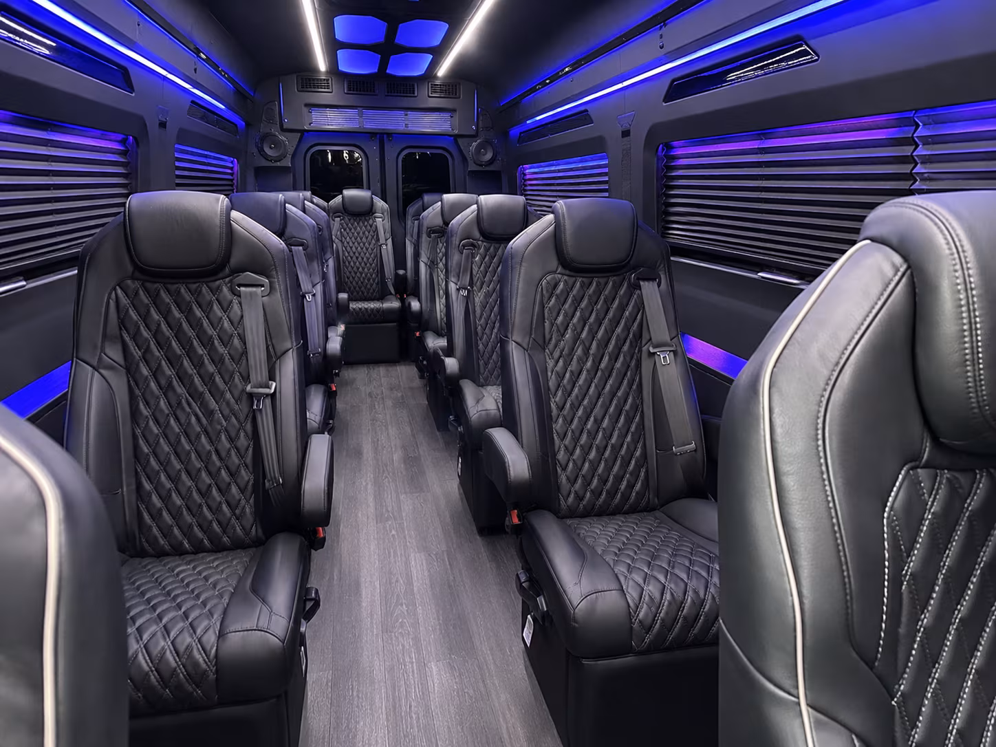 Charlotte Corporate Transportation party bus exterior