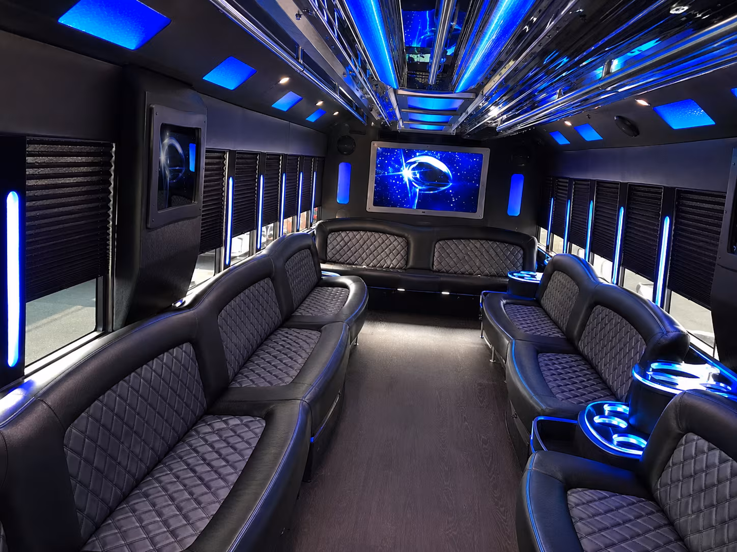 Charlotte Prom & Homecoming Transportation party bus exterior