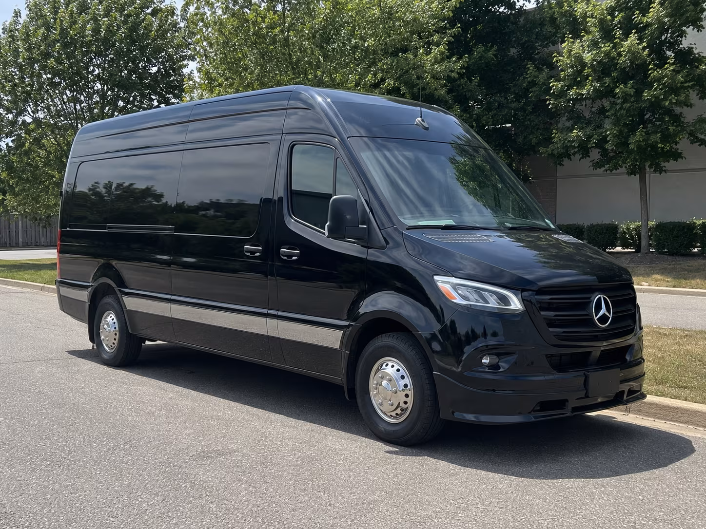 Charlotte School Event Transportation party bus exterior