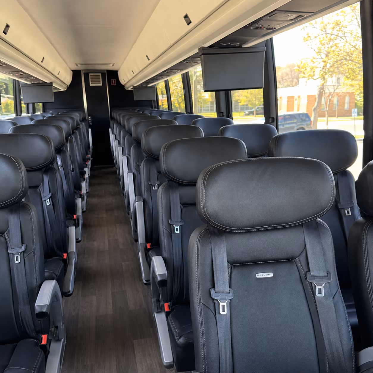 Charlotte School Event Transportation onboard seating