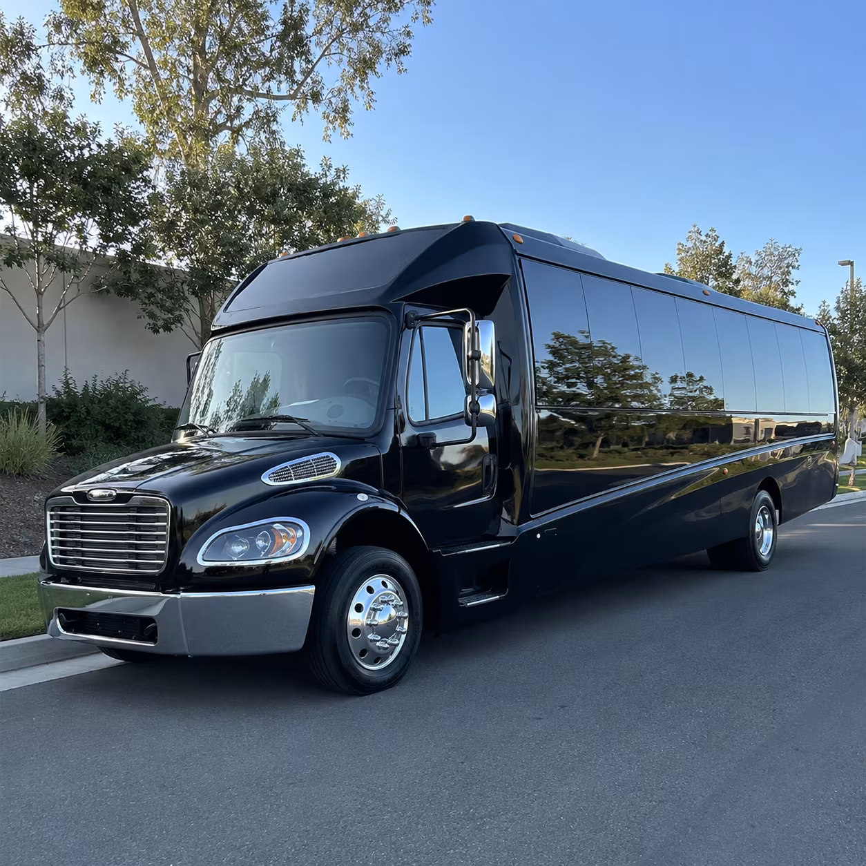 Charlotte School Event Transportation party bus interior