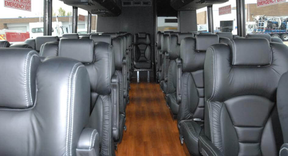 Fayetteville 20 Passenger Minibus Interior