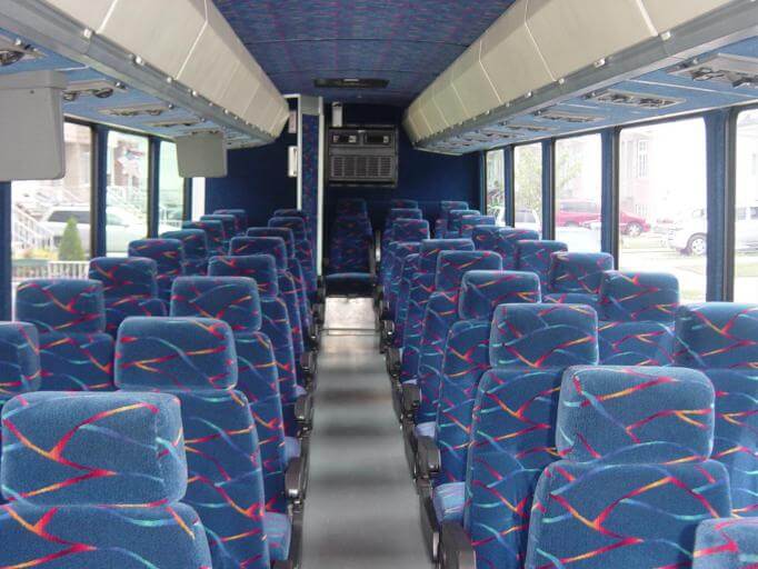 Fayetteville 35 Passenger Shuttle Bus Interior