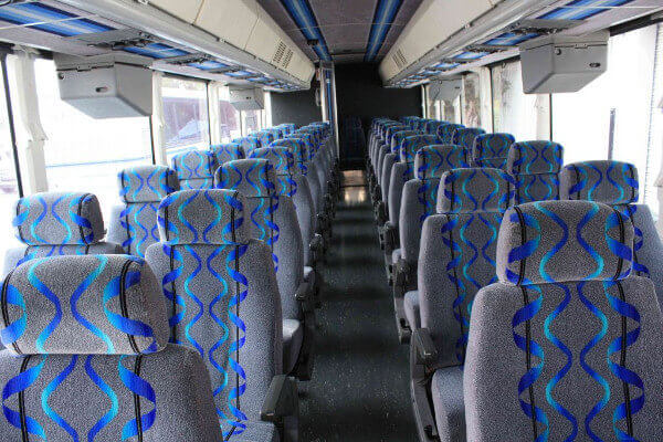 Fayetteville 40 Passenger Coach Bus Interior