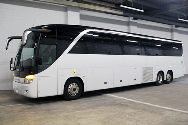 Asheville 50 passenger Charter Bus