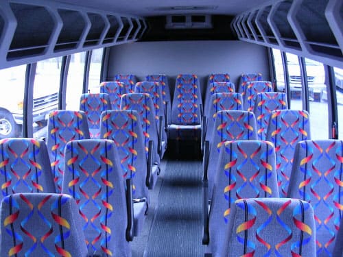 Winston Salem 15-35 Passenger Minibuses Interior
