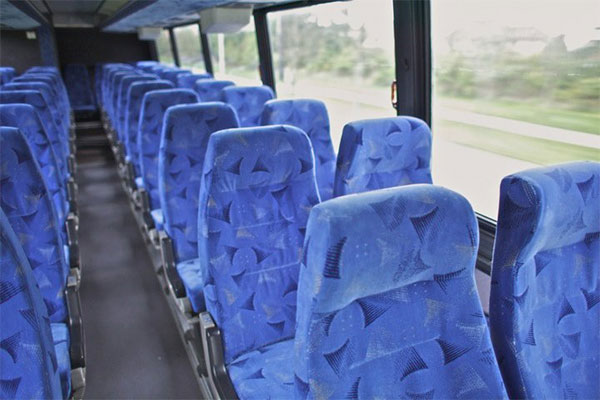 Winston Salem 56 Passenger Motor Coaches Interior