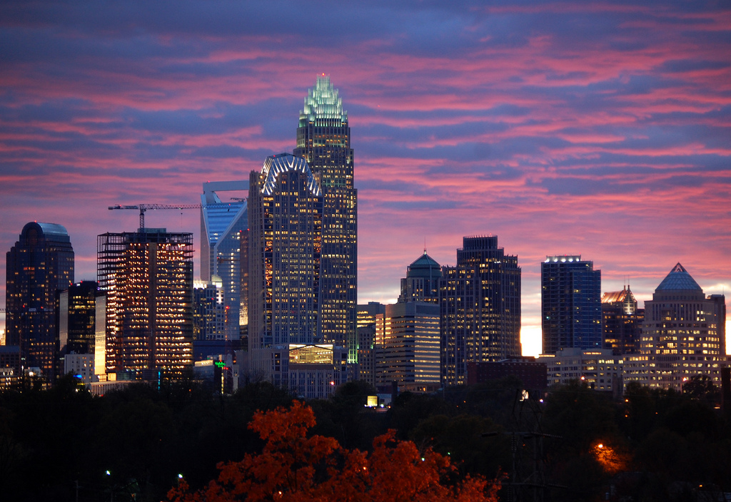party bus rental service downtown charlotte